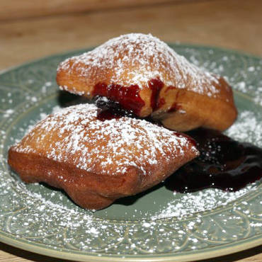French Beignets with Balsamic Reduction