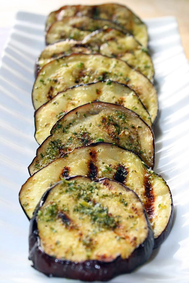 Marinated & Grilled Eggplant The Olive Experience